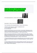 ABFAS BONE TUMORS EXAM QUESTIONS AND ANSWERS | GRADED A