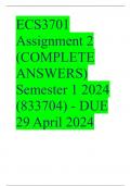 ECS3701 Assignment 2 (COMPLETE ANSWERS) Semester 1 2024 (833704) - DUE 29 April 2024