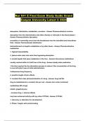 Nur 641 E Final Exam Study Guide Grand Canyon University Latest @ 2024