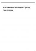 ATI PN COMPREHENSIVE EXIT EXAM WITH 121 QUESTIONS  COMPLETE SOLUTION Page 1/135 The nurse is assisting with the admission of a client who is scheduled for a colon resection.     Which of the following statements made by the client would be most important 