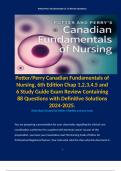 Canadian Fundamentals of Nursing, 6th Edition Bulk. 