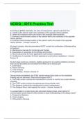 NCIDQ - IDFX Practice Test 100% solved