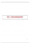 Samenvatting -  kennismanagement