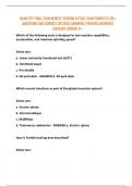 NASM CPT FINAL EXAM NEWEST VERSION ACTUAL EXAM COMPLETE 106+ QUESTIONS AND CORRECT DETAILED ANSWERS (VERIFIED ANSWERS) |ALREADY GRADED A+.