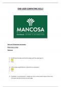 MANCOSA End user computing pack 