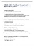 ACMS 30600 Final Exam Questions & Answers 2024/2025