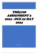 TMS3708 Assignment 2 2024 - DUE 22 May 2024