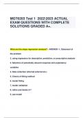 MGT6203 Test 1 20222023 ACTUAL  EXAM QUESTIONS WITH COMPLETE  SOLUTIONS GRADED A+.