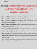 NFPA 72 EXAM 80 PRACTICE QUESTIONS AND ANSWERS 2024 WITH 100% CORRECT ANSWERS.