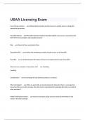 USAA Licensing Exam