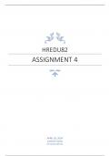 HREDU82 ASSIGNMENT 4 ANSWERS 2024