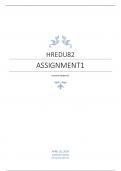 HREDU82 ASSIGNMENT 1 ANSWERS 2024