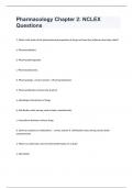 Pharmacology Chapter 2: NCLEX Questions with answers