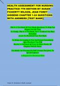 Test Bank For Health Assessment for Nursing Practice 7th Edition by Wilson Chapter 1-24 | Complete Guide 2023