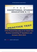 FTCE Exceptional Student Education K-12  Bundle. 