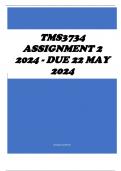 TMS3734 Assignment 2 2024 - DUE 22 May 2024