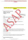 RN 2019 Adult Medical Surgical ATI Proctored Exam ALL FORMS!