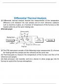 Differential thermal analysis (DTA) andDifferrntial scanning calorimetry (DSC) in chemistry  