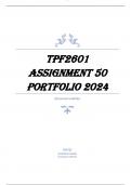 TPF2601 Assignment 50 Portfolio 2024