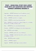 PICAT / ASVAB REAL STUDY 2024 LATEST  EXAM WITH 250 QUESTIONS AND VERIFIED  CORRECT ANSWERS/GRADED A+