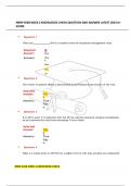 NRNP 6568 WEEK 2 KNOWLEDGE CHECK QUESTION AND ANSWER LATEST 2024 A+ SCORE