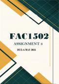 FAC1502 Assignment 3  Due  6 May 2024