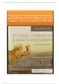 Canadian Physical Examination and Health Assessment 3rd & 4th Edition by Jarvis