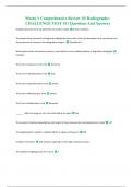 Mosby’s Comprehensive Review Of Radiography: CHALLENGE TEST #3 | Questions And Answers