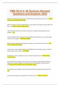 PMK-EE E-4: All Sections /Revised  Questions and Answers /2024