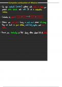 Combustion of Alkanes