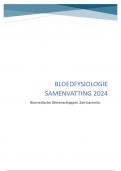 Systeemfysiologie - Bloed samenvatting 