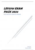 LEV3701 EXAM PACK 2024