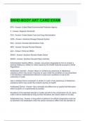 SNHD-BODY ART CARD EXAM QUESTIONS AND ANSWERS