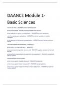 DAANCE Module 1- Basic Sciences
