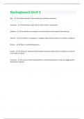 Springboard Unit 3 Questions With 100% Correct Answers!!