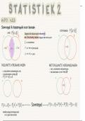 Samenvatting -  Statistiek II: kansrekening en inductieve statistiek