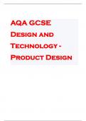 AQA GCSE Design and Technology - Product Design