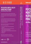Psychiatric-Mental Health Nurse Practitioner 4th edition Questions and Answers with Rationales||Latest 2024