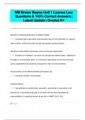 New Mexico Broker Exams Pack Questions & 100% Correct Answers | Latest Update | Graded A+