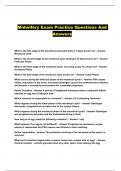 Midwifery Exam Practice Questions And Answers