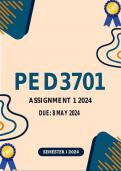 PED3701 Assignment 1 Due 8 May 2024