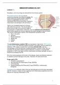 Immunopharmacology Summary