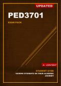 PED3701 Exam Pack 2024 (Updated)