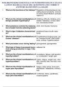 NUR 2063/NUR2063 ESSENTIALS OF PATHOPHYSIOLOGY EXAM 2 LATEST 2024 REAL EXAM 100+ QUESTIONS AND CORRECT ANSWERS RASMUSSEN |A+GRADE