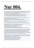 Nur 004. Exam Success Guaranteed: Comprehensive Study Guides