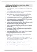 JSO- Lesson Plan 3A Review Exam Study Guide Questions and Answers..