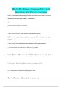 MAR3231 Exam 1 Hopkins FSU with Questions and Correct Answers