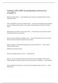 Sociology 205 COHN Exam Questions and Answers (Graded A)