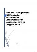 TPS2601 Assignment 50 Portfolio