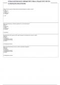 STRAIGHTERLINE CHEMISTRY FINAL EXAM TEST WITH COMPLETE SOLUTIONS